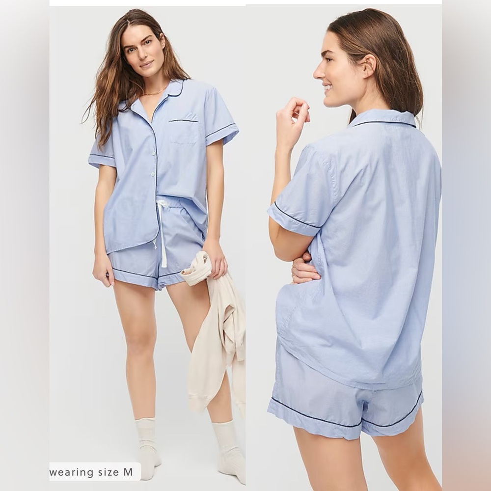 J. Crew end on end pajamas